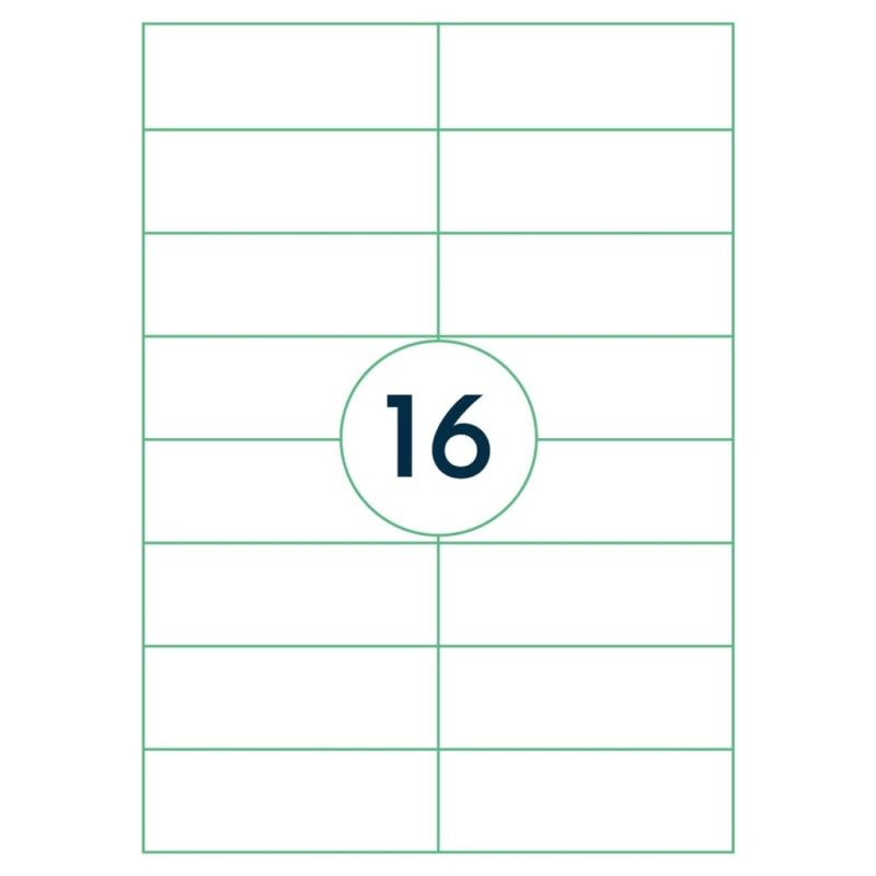 rillprint Selbstklebende Aufkleber Etiketten 105x37 mm 500 Blatt Weiß rillprint Selbstklebende Aufkleber Etiketten 105x37 mm 500 Blatt Weiß