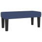 vidaXL Boxspringbett mit Matratze Blau 120x200 cm Stoff vidaXL Boxspringbett mit Matratze Blau 120x200 cm Stoff