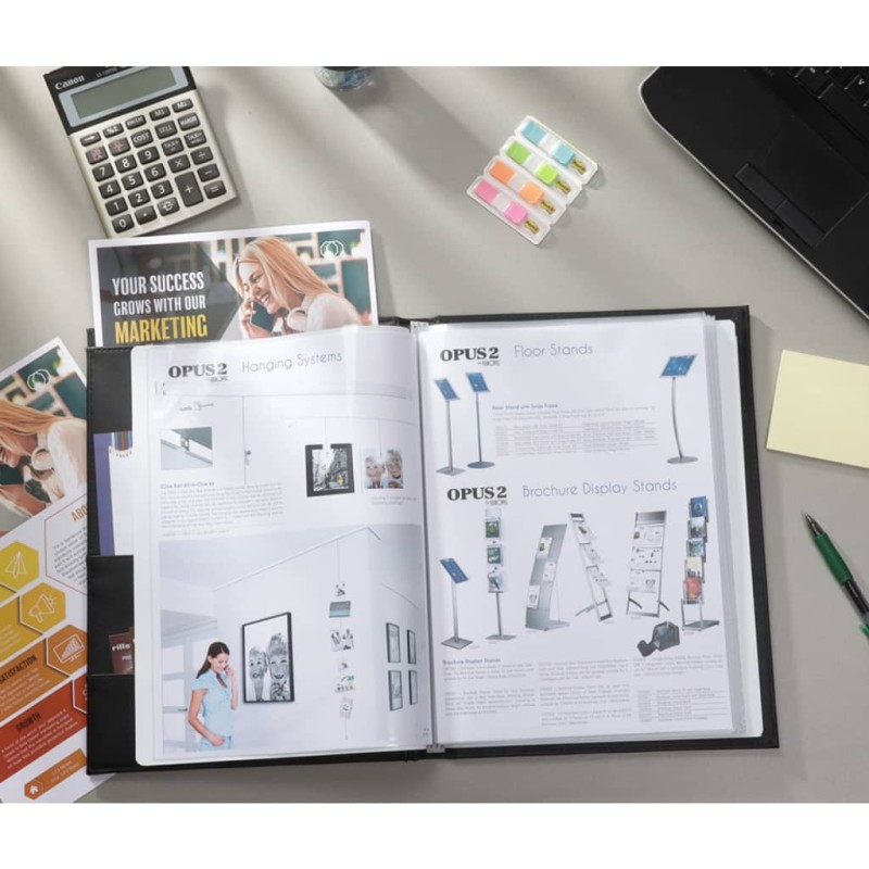 rillstab Sichtbuch Ambassador Luxe A4 10 Hüllen Schwarz rillstab Sichtbuch Ambassador Luxe A4 10 Hüllen Schwarz