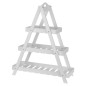 ProGarden Dreieckige Etagere 3-stöckig MDF Weiß ProGarden Dreieckige Etagere 3-stöckig MDF Weiß