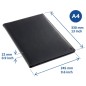 rillstab Sichtbuch Ambassador Luxe A4 10 Hüllen Schwarz rillstab Sichtbuch Ambassador Luxe A4 10 Hüllen Schwarz