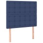 vidaXL Boxspringbett mit Matratze Blau 120x200 cm Stoff vidaXL Boxspringbett mit Matratze Blau 120x200 cm Stoff