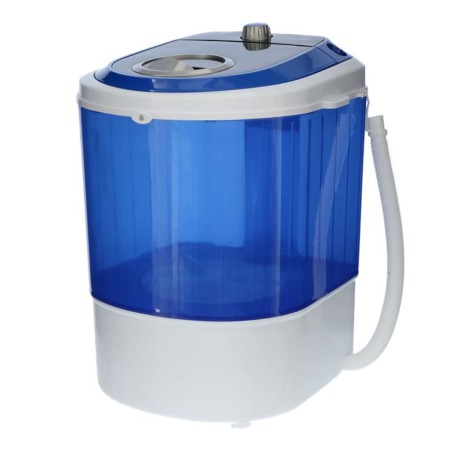 Mestic Waschmaschine Tragbar MW-100 Blau und Weiß 180W