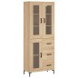 Highboard Sonoma-Eiche 69,5x34x180 cm Holzwerkstoff Highboard Sonoma-Eiche 69,5x34x180 cm Holzwerkstoff
