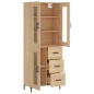 Highboard Sonoma-Eiche 69,5x34x180 cm Holzwerkstoff Highboard Sonoma-Eiche 69,5x34x180 cm Holzwerkstoff