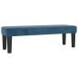vidaXL Boxspringbett mit Matratze Dunkelblau 160x200 cm Samt vidaXL Boxspringbett mit Matratze Dunkelblau 160x200 cm Samt