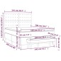 vidaXL Boxspringbett mit Matratze Hellgrau 140x200 cm Samt vidaXL Boxspringbett mit Matratze Hellgrau 140x200 cm Samt
