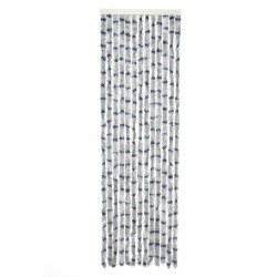 Travellife Insektenschutz für Türen Chenille Stripe 185x56cm Grau/Blau