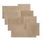 WallArt Leder-Wandpaneele Borret 32 Stk. Sand-Beige WallArt Leder-Wandpaneele Borret 32 Stk. Sand-Beige