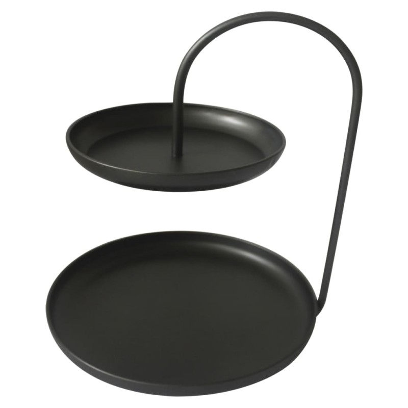 Lesli Living 2-stöckige Etagere Julie 31x30x40 cm Schwarz Lesli Living 2-stöckige Etagere Julie 31x30x40 cm Schwarz