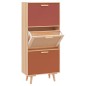 vidaXL Schuhschrank 52x25x120 cm Holzwerkstoff vidaXL Schuhschrank 52x25x120 cm Holzwerkstoff
