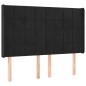 vidaXL Boxspringbett mit Matratze & LED Schwarz 140x200 cm Samt vidaXL Boxspringbett mit Matratze & LED Schwarz 140x200 cm Samt