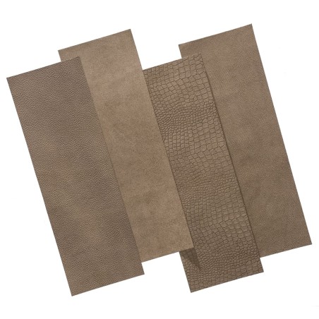 WallArt Leder-Wandpaneele Belcher 16 Stk. Braun