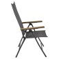 Lesli Living Verstellbarer Stuhl Arezzo 57x69x103 cm Aluminium Lesli Living Verstellbarer Stuhl Arezzo 57x69x103 cm Aluminium