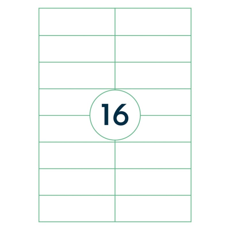 rillprint Selbstklebende Aufkleber Etiketten 105x37 mm 1000 Blatt Weiß rillprint Selbstklebende Aufkleber Etiketten 105x37 mm 1000 Blatt Weiß