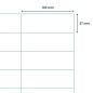 rillprint Selbstklebende Aufkleber Etiketten 105x37 mm 1000 Blatt Weiß rillprint Selbstklebende Aufkleber Etiketten 105x37 mm 1000 Blatt Weiß