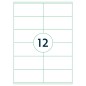 rillprint Selbstklebende Aufkleber Etiketten 105x48 mm 1000 Blatt Weiß rillprint Selbstklebende Aufkleber Etiketten 105x48 mm 1000 Blatt Weiß