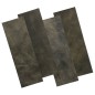 WallArt Leder-Wandpaneele Hennessy 16 Stk. Schwarz Zweifarbig WallArt Leder-Wandpaneele Hennessy 16 Stk. Schwarz Zweifarbig