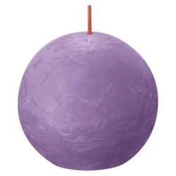 Bolsius Rustikale Kugelkerzen Shine 6 Stk. 76x71 mm Lebendiges Violett