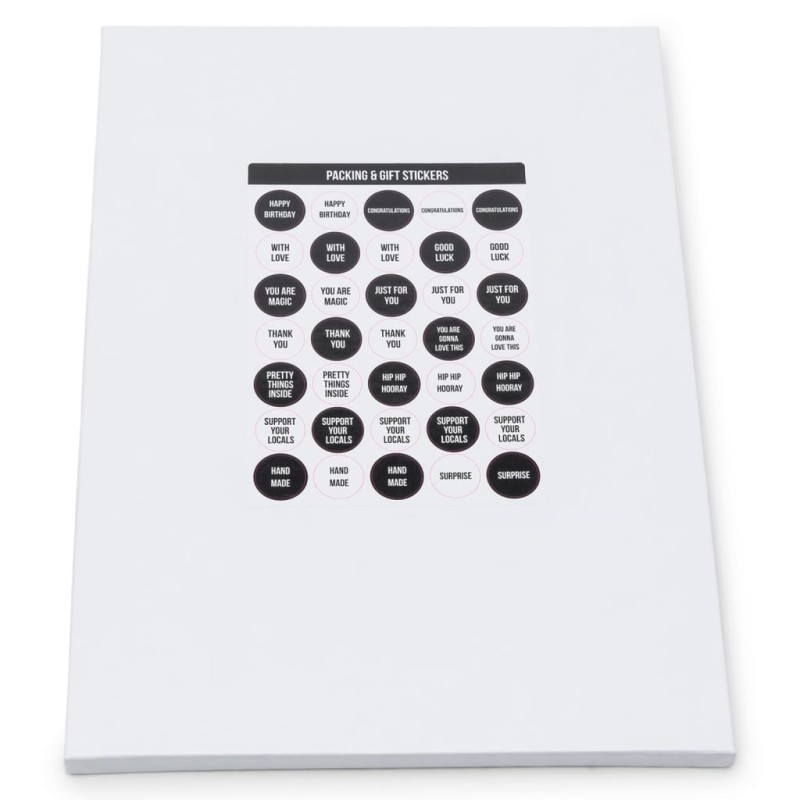 rillprint Geschenk-Aufkleber Sortiment 10 Bögen x 5 Boxen rillprint Geschenk-Aufkleber Sortiment 10 Bögen x 5 Boxen