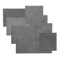 WallArt Leder-Wandpaneele Jordan 32 Stk. Blaugrau WallArt Leder-Wandpaneele Jordan 32 Stk. Blaugrau