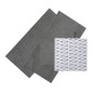 WallArt Leder-Wandpaneele Jordan 32 Stk. Blaugrau WallArt Leder-Wandpaneele Jordan 32 Stk. Blaugrau