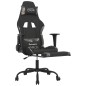 vidaXL Gaming-Stuhl mit Fußstütze Schwarz und Tarnfarben Stoff vidaXL Gaming-Stuhl mit Fußstütze Schwarz und Tarnfarben Stoff