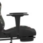 vidaXL Gaming-Stuhl mit Fußstütze Schwarz und Tarnfarben Stoff vidaXL Gaming-Stuhl mit Fußstütze Schwarz und Tarnfarben Stoff