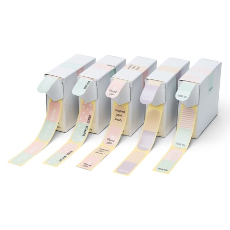 rillprint Siegelstempel-Aufkleber Sortiment 250 Stk. x 5 Rollen