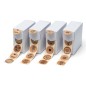 rillprint Geschenk-Aufkleber 250 Stk. x 4 Rollen Braun rillprint Geschenk-Aufkleber 250 Stk. x 4 Rollen Braun