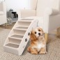 vidaXL Hundetreppe Klappbar Creme 62x40x49,5 cm vidaXL Hundetreppe Klappbar Creme 62x40x49,5 cm