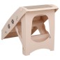 vidaXL Hundetreppe Klappbar Creme 62x40x49,5 cm vidaXL Hundetreppe Klappbar Creme 62x40x49,5 cm