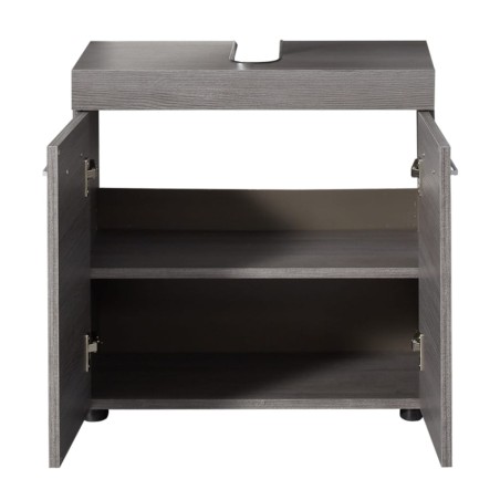 Trendteam Waschbeckenunterschrank Runner Rauchsilbern