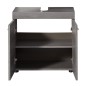 Trendteam Waschbeckenunterschrank Runner Rauchsilbern Trendteam Waschbeckenunterschrank Runner Rauchsilbern
