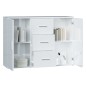 vidaXL Sideboard Hochglanz-Weiß 91x29,5x65 cm Holzwerkstoff vidaXL Sideboard Hochglanz-Weiß 91x29,5x65 cm Holzwerkstoff