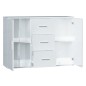 vidaXL Sideboard Hochglanz-Weiß 91x29,5x65 cm Holzwerkstoff vidaXL Sideboard Hochglanz-Weiß 91x29,5x65 cm Holzwerkstoff