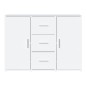 vidaXL Sideboard Hochglanz-Weiß 91x29,5x65 cm Holzwerkstoff vidaXL Sideboard Hochglanz-Weiß 91x29,5x65 cm Holzwerkstoff