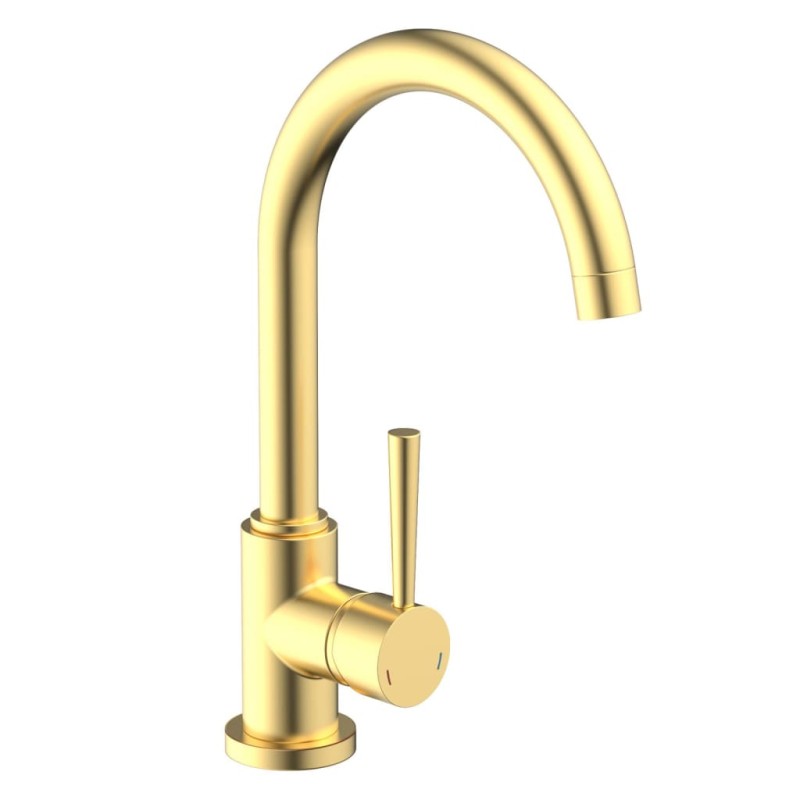 SCHÜTTE Küchenarmatur mit rundem Auslauf CORNWALL Mattgold SCHÜTTE Küchenarmatur mit rundem Auslauf CORNWALL Mattgold
