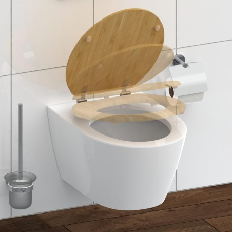 Toilettensitz Soft-Close NATURAL BAMBOO