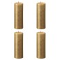 Bolsius Rustikale Stumpenkerzen Shimmer 4 Stk. 190x68 mm Golden Bolsius Rustikale Stumpenkerzen Shimmer 4 Stk. 190x68 mm Golden