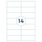 rillprint Selbstklebende Aufkleber Etiketten 105x42,4 mm 1000 Blatt Weiß rillprint Selbstklebende Aufkleber Etiketten 105x42,4 mm 1000 Blatt Weiß