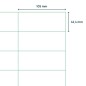 rillprint Selbstklebende Aufkleber Etiketten 105x42,4 mm 1000 Blatt Weiß rillprint Selbstklebende Aufkleber Etiketten 105x42,4 mm 1000 Blatt Weiß