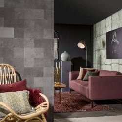 WallArt Leder-Wandpaneele Bowen 32 Stk. Grau