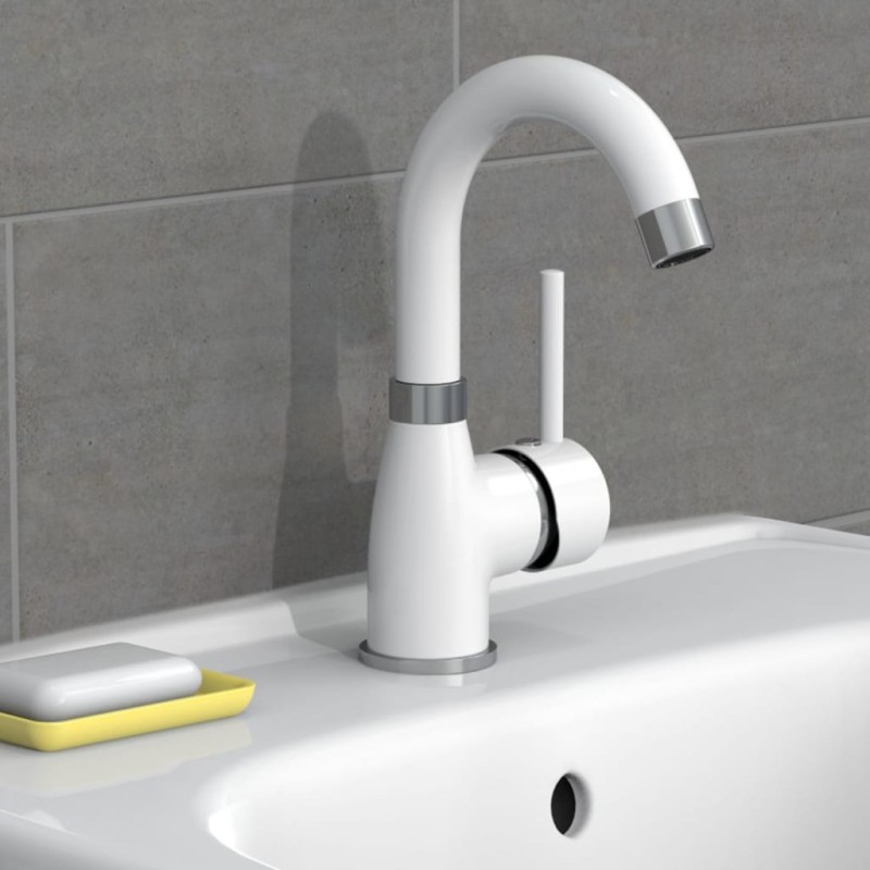 EISL Waschtischarmatur FUTURA Weiß-Chrom EISL Waschtischarmatur FUTURA Weiß-Chrom