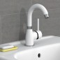 EISL Waschtischarmatur FUTURA Weiß-Chrom EISL Waschtischarmatur FUTURA Weiß-Chrom