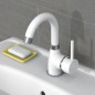 EISL Waschtischarmatur FUTURA Weiß-Chrom EISL Waschtischarmatur FUTURA Weiß-Chrom