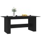 vidaXL Esstisch Schwarz 180x90x76 cm Holzwerkstoff vidaXL Esstisch Schwarz 180x90x76 cm Holzwerkstoff