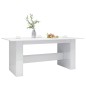 vidaXL Esstisch Hochglanz-Weiß 180x90x76 cm Holzwerkstoff vidaXL Esstisch Hochglanz-Weiß 180x90x76 cm Holzwerkstoff