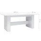 vidaXL Esstisch Hochglanz-Weiß 180x90x76 cm Holzwerkstoff vidaXL Esstisch Hochglanz-Weiß 180x90x76 cm Holzwerkstoff