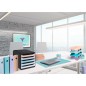 Exacompta Big-Box Schubladenbox Aquarel mit 4 Laden Exacompta Big-Box Schubladenbox Aquarel mit 4 Laden